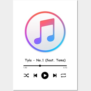 tyla - No.1 (feat. tems) Posters and Art